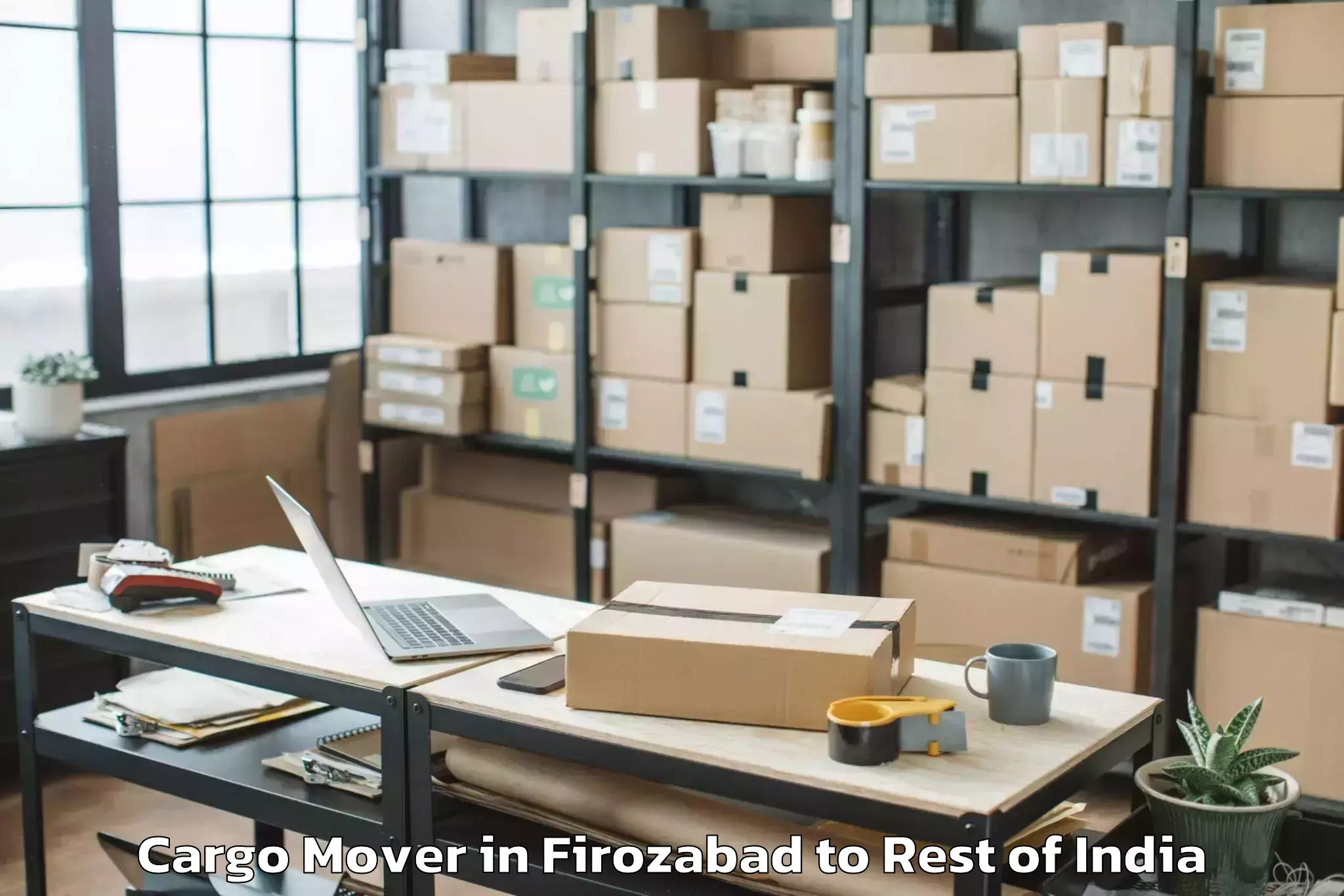 Hassle-Free Firozabad to Yangte Cargo Mover